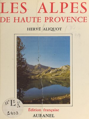cover image of Les Alpes de Haute-Provence